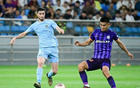 深圳新鵬城勝天津津門虎，杜加利奇頭球制勝。