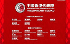 中國香港隊(duì)37人初選名單，出征亞洲杯預(yù)選賽，中超中甲占10人。